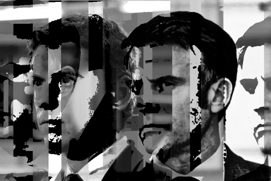 Figures de l'élite française, incarnée par un président et un premier ministre (seconde vue).